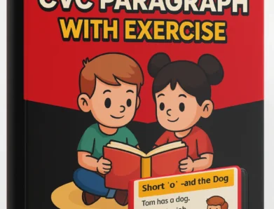 Phonics CVC Paragraph with Exercise